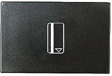Выключатель карточный без рамки ABB Niessen Zenit 1-кл. 2 мод. N2214.5 AN антрацит картинка